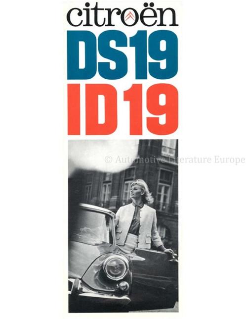 1963 CITROEN DS-19 / ID-19 BROCHURE ENGELS (USA), Livres, Autos | Brochures & Magazines