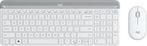 Logitech Slim Wireless Keyboard and Mouse Combo MK470 - O..., Informatique & Logiciels, Claviers, Verzenden