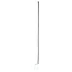 Reservepaal 106 cm dubbele pen zwart - kerbl