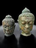 Twee bronzen Feng Shui Boeddhas - Siddhartha gautama -, Antiek en Kunst