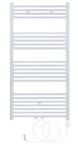 80x60 cm - Oppio Smart elektrische handdoekradiator - Wit