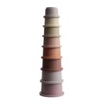 Mushie Stacking - Pastel Kleuren (Mushie Stacking Cups), Kinderen en Baby's, Nieuw, Ophalen of Verzenden