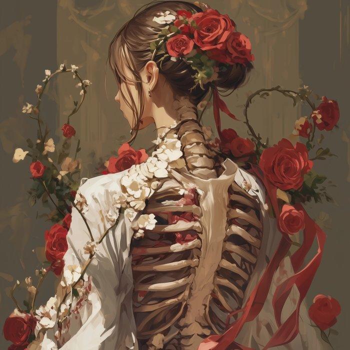 Medsan - Chous Spine - Signée à la main - Édition limitée, Antiek en Kunst, Kunst | Schilderijen | Modern