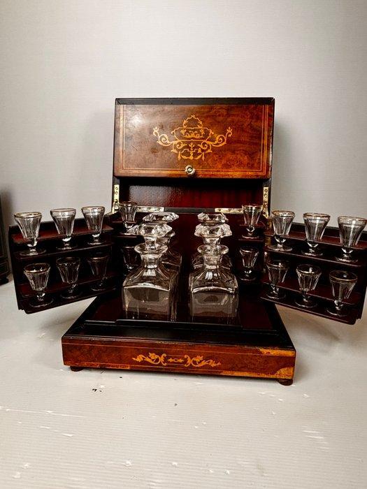 Cave à Liqueur Napoleon III - Armoire à liqueurs -, Antiek en Kunst, Antiek | Meubels | Stoelen en Sofa's