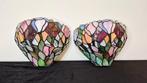 Wandlamp (2) - Glas-in-lood - Tiffany stijl - Tulpen