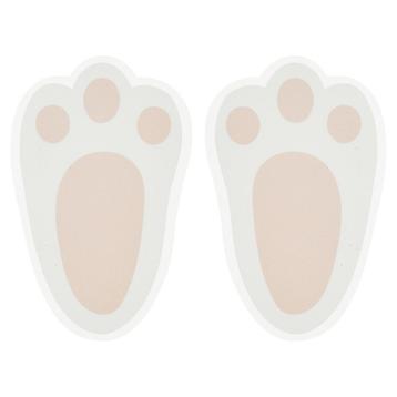 Pasen Tafeldecoratie Sticker Konijn 12cm 10st, Verzenden
