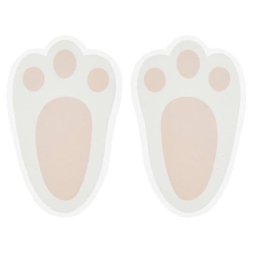 Pasen Tafeldecoratie Sticker Konijn 12cm 10st, Hobby en Vrije tijd, Feestartikelen, Nieuw, Verzenden