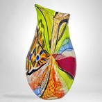 Filippo Maso - Vaas -  Grote veelkleurige vaas met, Antiek en Kunst, Antiek | Glaswerk en Kristal