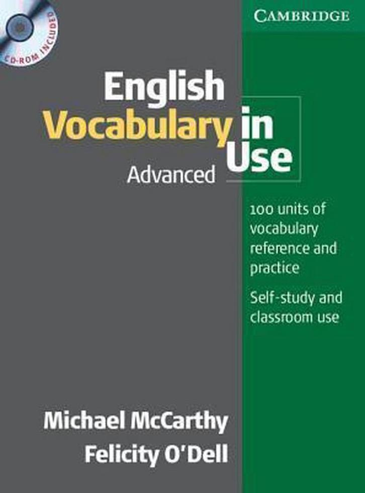 English Vocabulary In Use Advanced With Answers And Cd-Rom, Livres, Langue | Anglais, Envoi