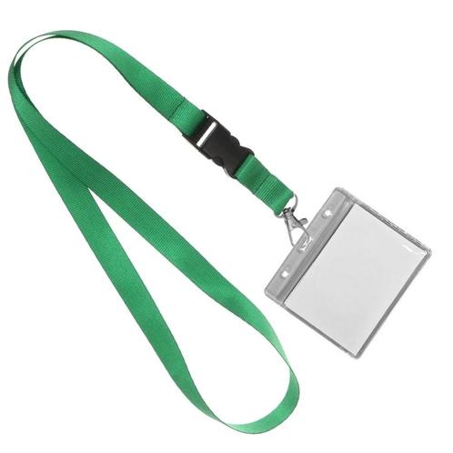 Merkloos - Keycord Met Pashouder - Lanyard - Sleutelkoord -, Verzamelen, Sleutelhangers, Verzenden