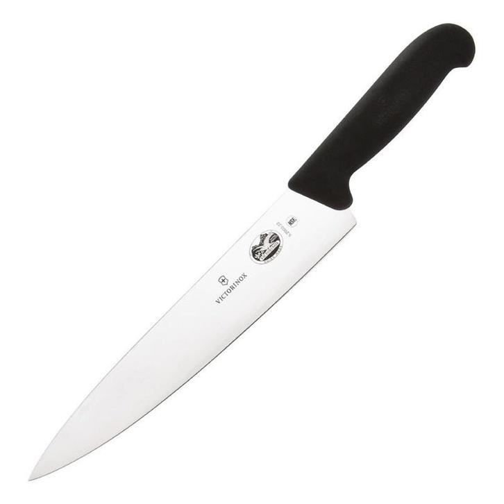 Koksmes | RVS | Zwart | Lengte 350mm Victorinox, Zakelijke goederen, Horeca | Keukenapparatuur, Nieuw in verpakking, Verzenden