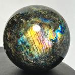Fine Labradorite Sphere Bol - Hoogte: 11.43 cm - Breedte:, Verzamelen, Mineralen en Fossielen