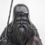 Figuur - Brons, Indrukwekkende okimono van Jurojin met, Antiek en Kunst