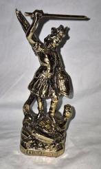 sculptuur, St Joris en de draak/A.Foulon - 13 cm -