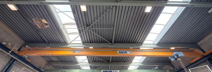 Abus enkelligger bovenloopkraan ± 19.500mm x 5t 001645U, Bricolage & Construction, Outillage | Autres Machines, Enlèvement