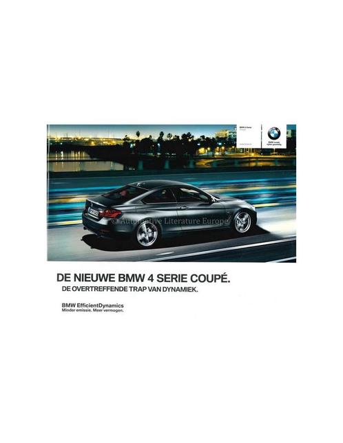 2013 BMW 4 SERIE COUPE BROCHURE NEDERLANDS, Boeken, Auto's | Folders en Tijdschriften, Ophalen of Verzenden