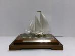 Zeilboot van 985 sterling zilver uit Japan.  masten.