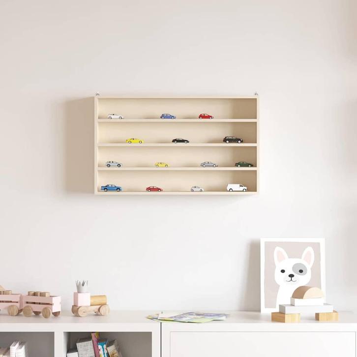 vidaXL Houten verzamel-display case Bruin 60 x 8.5 x 37 cm, Huis en Inrichting, Kasten | Wandmeubels, Nieuw, Verzenden