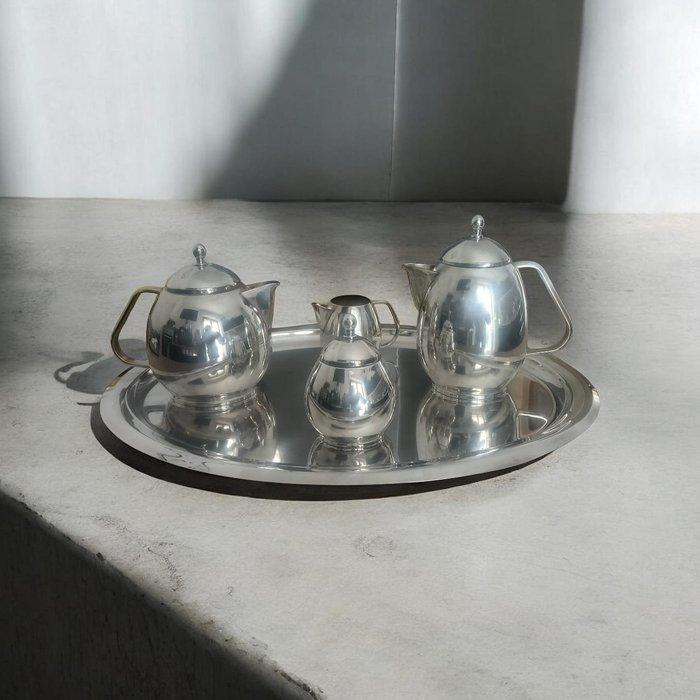 Euro Silver - Koffieservies (5) - zilverkleurig, Antiek en Kunst, Antiek | Speelgoed