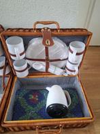 Picknickmand (2) - Picknickmand - Plastic, riet, Leder