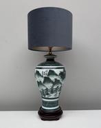 Tafellamp - Porselein, Hout