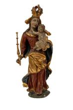 Sculpture, Virgin Mary, Queen of Heaven with the Child Jesus, Antiek en Kunst