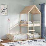 vidaXL Stapelbedframe zonder matras massief grenenhout, Verzenden, Nieuw