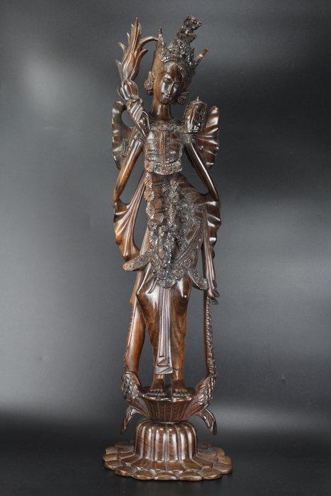 Dewi Sri 63 cm - sculptuur - Indonesië  (Zonder, Antiek en Kunst, Kunst | Niet-Westerse kunst