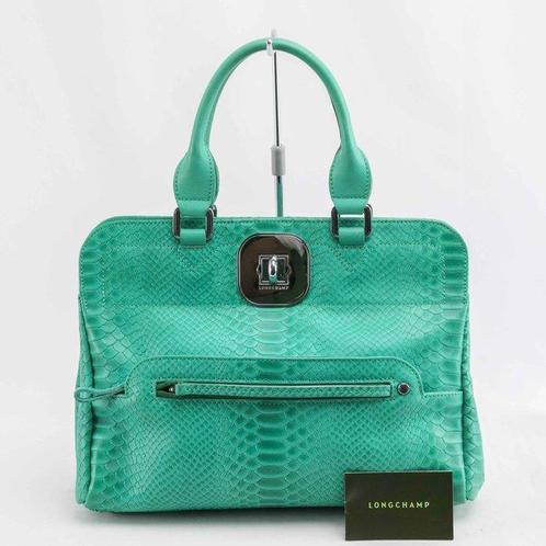 Longchamp - Gatsby Embossed Emerald Green - Schoudertas, Bijoux, Sacs & Beauté, Sacs | Sacs Femme