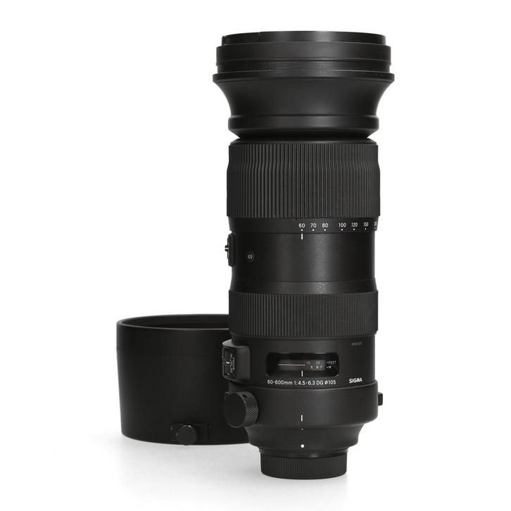 Sigma 60-600mm F4.5-6.3 DG OS HSM Sport - Nikon F, Audio, Tv en Foto, Foto | Lenzen en Objectieven, Zo goed als nieuw, Ophalen of Verzenden