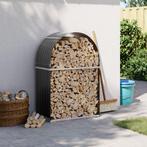 vidaXL Haardhoutopslag 80x45x120 cm gegalvaniseerd staal, Tuin en Terras, Verzenden