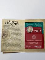 San Marino. 2 Euro 2007 Giuseppe Garibaldi (Zonder