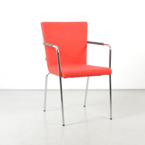 Lande Hopper ST vergaderstoel, rood, 4-poot onderstel, Huis en Inrichting, Stoelen, Gebruikt, Ophalen of Verzenden