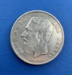 België. Leopold II (1865-1909). 5 Francs 1869  (Zonder