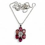 Zonder Minimumprijs - Halsketting Zilver - Tourmaline, Nieuw