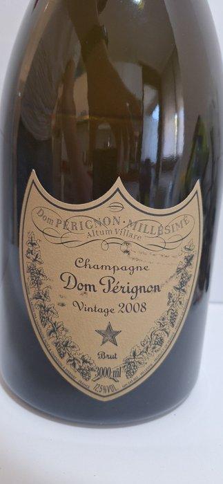 2008 Dom Pérignon - Champagne Brut - 1 Dubbele, Verzamelen, Wijnen