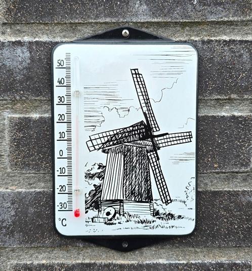 Molen emaille thermometer, Verzamelen, Merken en Reclamevoorwerpen, Verzenden