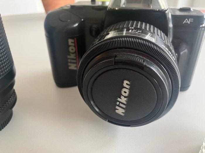 Nikon F-401 + AF 35-70 + AF 70-210 Analoge camera, Audio, Tv en Foto, Fotocamera's Analoog