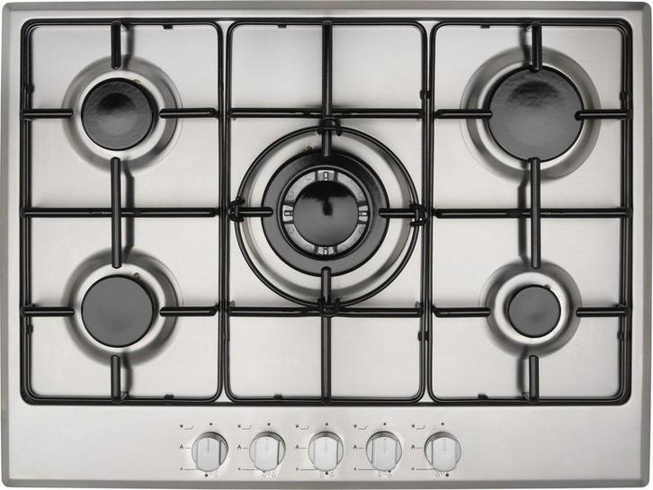 Everglades EVBI851 - Inbouw Gaskookplaat - 5 Pits Wokbrander, Huis en Inrichting, Woonaccessoires | Overige, Zo goed als nieuw