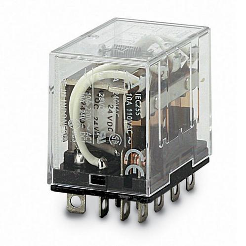 Omron Industrial RelayS Relais auxiliaire - LY424DC, Doe-het-zelf en Bouw, Elektriciteit en Kabels, Verzenden