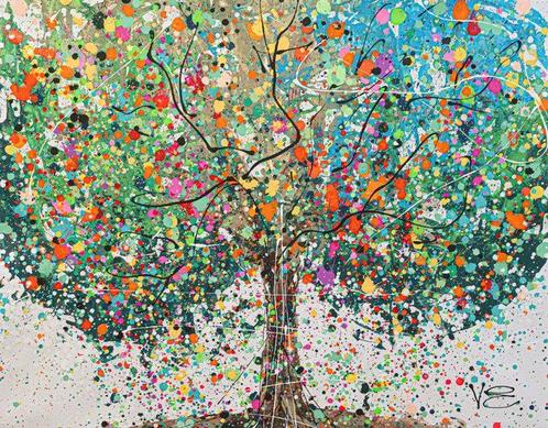 Violeta Endo - Wishing Tree No. 16 - XXL, Antiek en Kunst, Kunst | Schilderijen | Modern