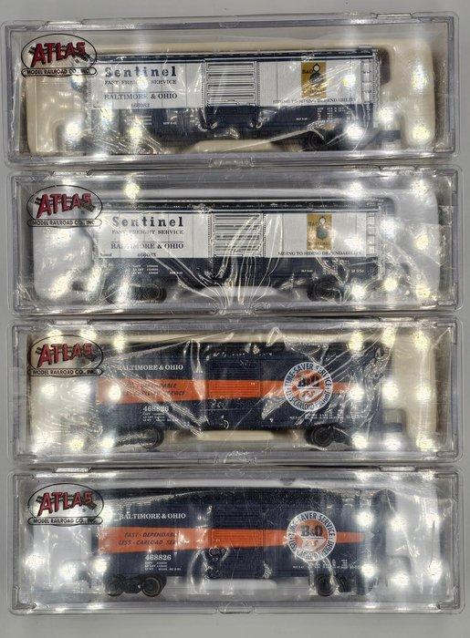 Atlas N - 34311 , 34241 - Wagon de marchandises pour trains, Hobby en Vrije tijd, Modeltreinen | N-Spoor