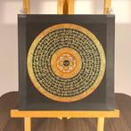 Mandala Mantra/Yantra with Buddhas Eyes Symbol - Thangka