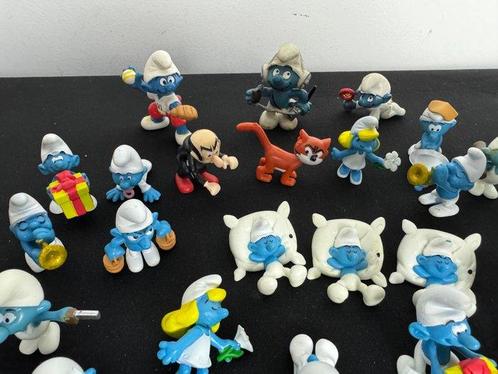 Figure - Smurfen beeldjes set met diverse karakters en poses, Antiek en Kunst, Antiek | Overige Antiek