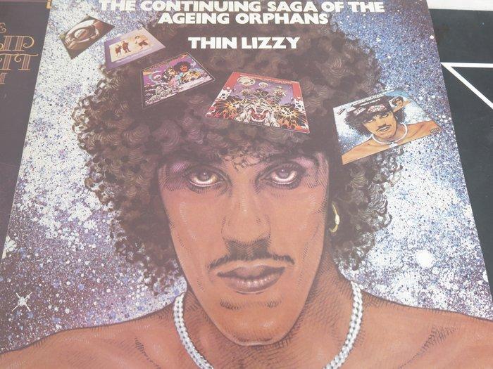 Thin Lizzy & Related - Nice Lot with 8 LP Albums of Gary, CD & DVD, Vinyles Singles