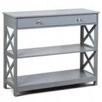 2dekans | Coast Console Tafel 3 Niveau met Lade Houten, Ophalen of Verzenden, Nieuw