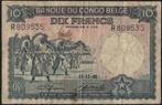 Congo belge. - 10 Francs 1948 - Pick 14E  (Sans Prix de