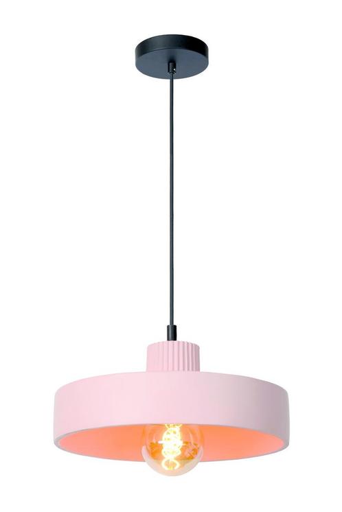 Hanglamp Lucide OPHELIA -  - Ø 35 cm - 1xE27 - Roze, Huis en Inrichting, Lampen | Hanglampen, Nieuw, Verzenden