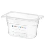 Voedseldoos | Polypropyleen | 1/9 GN | Hoogte 100mm |, Zakelijke goederen, Verzenden, Nieuw in verpakking