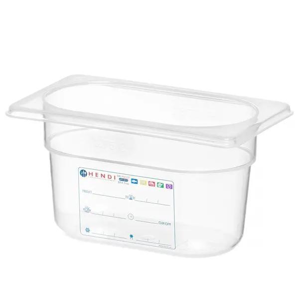 Voedseldoos | Polypropyleen | 1/9 GN | Hoogte 100mm |, Zakelijke goederen, Horeca | Keukenapparatuur, Nieuw in verpakking, Verzenden